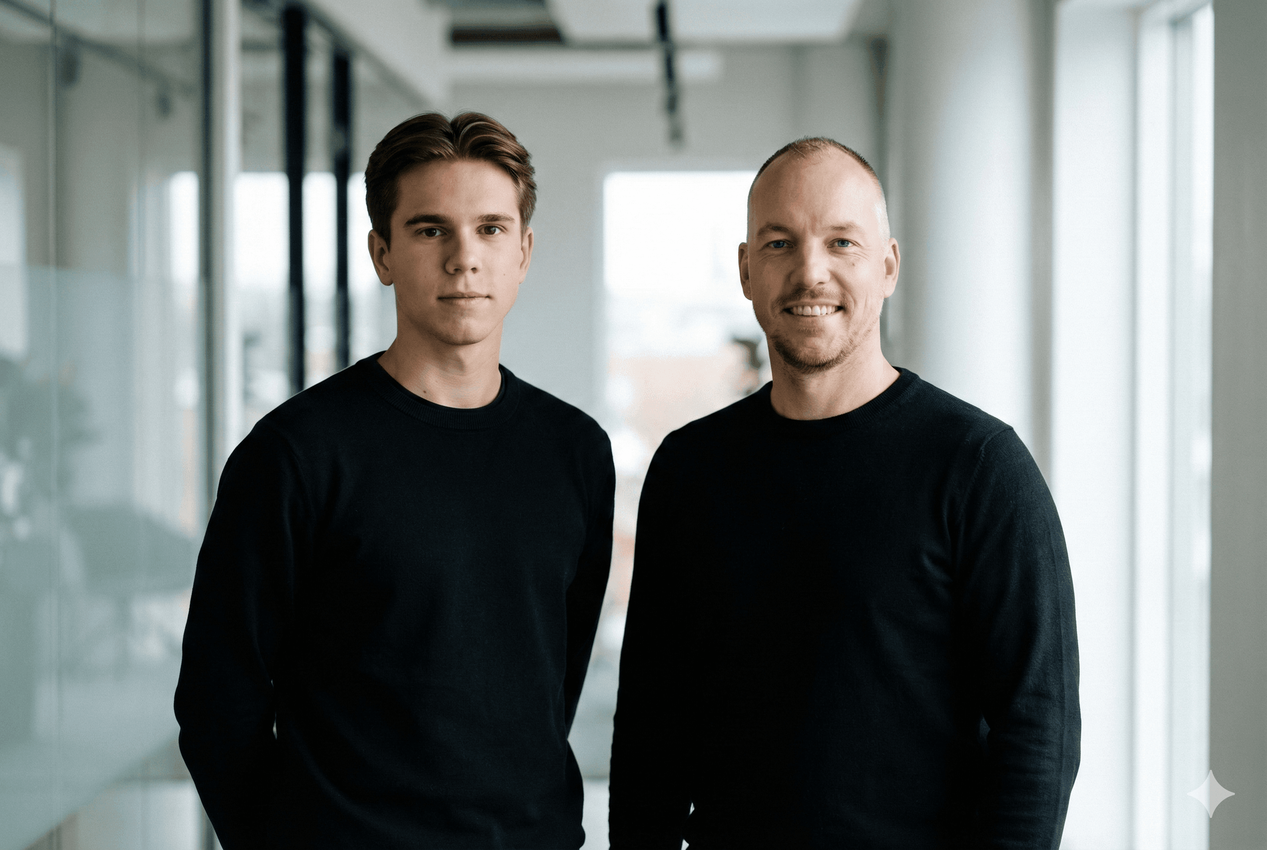 Daan van der Lugt en Kevin Smith, oprichters van The aiBoosters